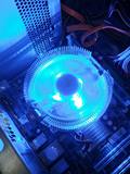 北极风cpu风扇 LED散热器CPU风扇带灯 多平台 带蓝色灯送散热膏