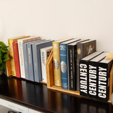 楠竹桌面书架置物架整理书架办公桌面小书架实木创意宜家带抽屉