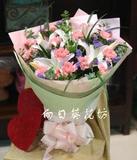 15康乃馨香水百合花束母亲节上海鲜花速递生日鲜花1198向日葵花坊