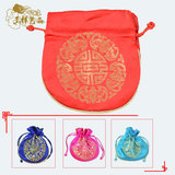 福袋礼金红包 中国传统特色出国婚庆礼品物  丝绸荷包装袋送老外