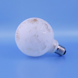 福雷特现代简约玻璃灯罩欧式花纹创意过道大灯泡DIY台灯配件螺口