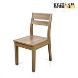 现代简约实木餐椅座椅咖啡厅椅休闲靠背椅书桌椅饭店餐厅椅子