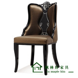 欧式椅子 韩式餐椅 欧式后现代餐椅 新古典家具样板房餐厅椅子
