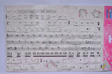 音乐贴纸*钢琴水晶键盘贴*特色音乐多功能电脑键盘贴