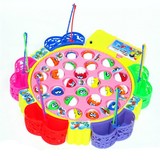 正品电动钓鱼玩具 5根鱼竿24条鱼 宝宝幼儿儿童音乐男女孩玩具