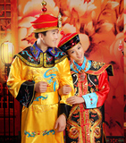 清朝皇帝皇后服装影楼主题服装舞台舞蹈服装演出服装古装服装龙袍