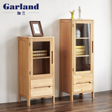 加兰日式纯实木酒柜橡木现代简约边柜小户型客厅家具组合展示柜