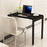 折叠桌欧式简约靠墙餐桌小户型挂墙书桌电脑桌办公连壁桌子创意桌