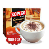 包邮 印尼进口零食 可比可卡布奇诺速溶咖啡 547.5克 24杯加送6包