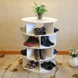 创意360度旋转鞋架欧式镂空鞋架置物架时尚多层组合鞋柜雕花环保