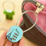 密码锁旅行箱挂锁箱包锁锁头创意可爱卡通迷你手提包造型小行李箱