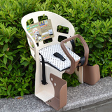 出口日本宝宝坐椅 自行车儿童座椅 PP塑料后置座椅加大加厚耐摔