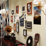 超大欧式客厅装饰画有框画实木挂画壁画 创意沙发背景墙挂墙组合