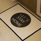 韩国代购公主家居海外进口 创意字母玄关门厅客厅防滑小地毯 脚垫