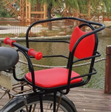 自行车自行车安全后置座椅儿童加厚加长座椅双胞胎座椅双人座垫