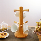 欧润哲欧式创意实木沥水杯架水杯挂架厨房陶瓷咖啡杯架子马克杯架