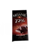 俄罗斯进口食品//梅拉妮苦 72%可可含量巧克力/纯黑巧克力/100克
