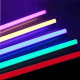彩色T5/T8LED灯管一体化支架 红绿蓝紫黄光管 全套LED日光灯1.2米