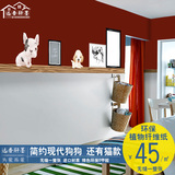 现代时尚创意狗壁纸 北欧家居客厅卧室背景墙纸 艺术个性定制壁画