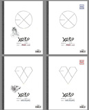 正版 EXO-M+K 狼与美女XOXO双专辑 正规一辑 2CD+2写真集+2小卡