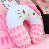 正版HelloKitty凯蒂猫可爱卡通舒适U型枕护颈枕头枕靠午睡旅行枕