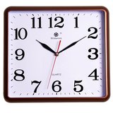 NHUK10寸 12寸 14英寸静音挂钟方形客厅卧室钟表简约现代时钟表