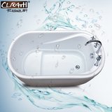 卡拉巴斯982  亚克力浴缸 普通家用小户型独立式成人坐式泡澡浴盆
