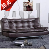1.8米三人小户型沙发床 多功能折叠两用沙发床 欧式真西皮沙发床