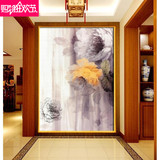 玄关过道餐厅墙纸/咖啡厅墙纸壁画/欧式油画抽象墙纸定做无缝壁画