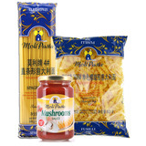 【天猫超市】莫利意大利进口4#面+366#意面+番茄蘑菇酱350g组合$