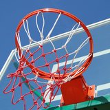 热卖户外标准篮球框 双弹簧实心篮筐篮圈室外成人壁挂式篮球架扣