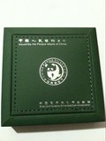 金币总公司1盎司熊猫银币空盒.绿皮盒.熊猫币盒.1盎司银币空盒