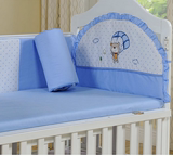 ef婴儿床品全床七件套纯棉季被高档面料欧洲款式被套床围