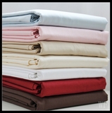 【造生活】60支纱埃及长绒棉纯棉贡缎被单 纯色全棉双人床单床笠
