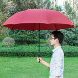 太阳城自动雨伞男士超大双人伞防风加固韩国长柄伞商务伞创意