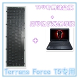 KAKAY/未来人类TF T5 15.6寸专用TPU键盘保护膜+磨砂抗眩屏幕贴膜