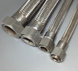 不锈钢金属软管 螺纹蒸汽软管 高压高温管 进水管编织管DN25 1寸
