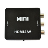 升级版HDMI转AV 转换器 RGB HDMI转AV音视频 数字模拟高清转换
