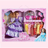 包邮！时尚小公主礼盒 芭比换装组合 女孩过家家玩具生日礼物娃娃