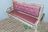 多功能不锈钢沙发床简约现代单人床折叠沙发床两用床双人位沙发