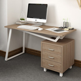 P5D加厚双人电脑桌 书架组合台式桌 家用书桌书柜书橱办公桌