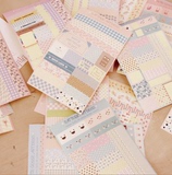 韩国正品Lookit 小清新甜美纸质小贴画 装饰贴纸 可爱日记本贴纸