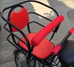 小自行车自行车儿童后置座椅儿童座椅后置坐椅可三挡调节