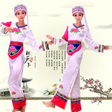 云南少数民族服装 大理白族民族舞蹈演出服装彝族舞蹈演出服女装