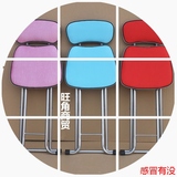 新品特价时尚简易家用餐椅靠背椅培训椅子凳子圆凳整装北京折叠椅
