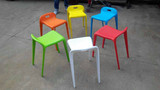 简约时尚塑料矮凳彩色塑胶凳子餐厅饭店餐椅户外休闲小马凳创意凳