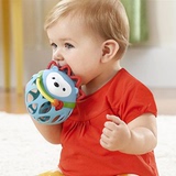 美国婴儿手抓球玩具宝宝益智软胶动物手抓球响球摇铃