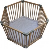 栏 宝宝安全护栏 婴儿床英国正品 可折叠儿童围栏 婴儿爬行实木围
