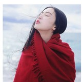 2015张辛苑同款围巾冬季保暖民族风复古尼泊尔羊绒红色空调大披肩