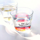夏季小清新创意水果西瓜柠檬透明玻璃杯 水杯 杯子 茶杯 300ml